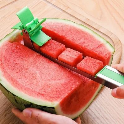 Dökümlü Paslanmaz Çelik Karpuz Kesicisi Dondurucu Meyve suyu küpleri için kesiciler