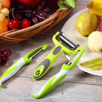 Özel Logo Paslanmaz Çelik Meyve Patates Julienne Sebze Döşeme Kabuk 19*2.5*2cm