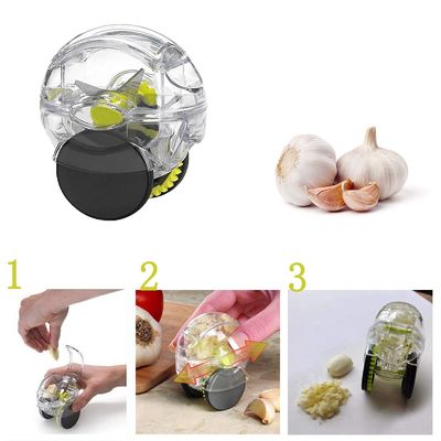 Plastik Sarımsak Baskı Mühürleyici Chopper Mutfak Cihazları 6.3*5.0*8.0 cm Kabul edilebilir