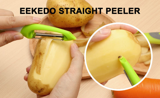 Mutfak için çok fonksiyonel Paslanmaz Çelik Peeler Bıçak 19*2.5*2cm OEM/ODM Kabul