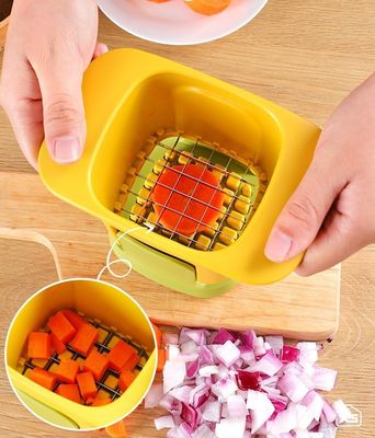 Stainless Steel Mandolin Slicer 2'de 1 Sürdürülebilir Kırma için Sebze Kırıcı
