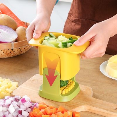 Stainless Steel Mandolin Slicer 2'de 1 Sürdürülebilir Kırma için Sebze Kırıcı