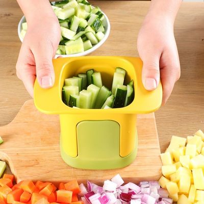 Stainless Steel Mandolin Slicer 2'de 1 Sürdürülebilir Kırma için Sebze Kırıcı