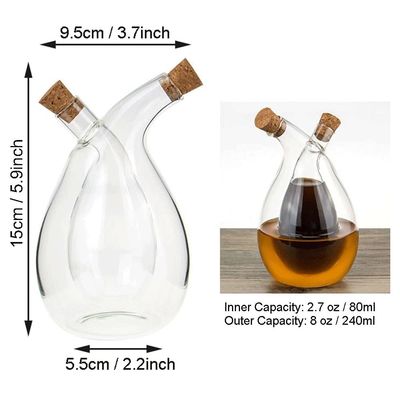 350ml Şişe Pot Separation Kettle Sets Gravy Boat for Oliver Oil and Vinegar Dispenser