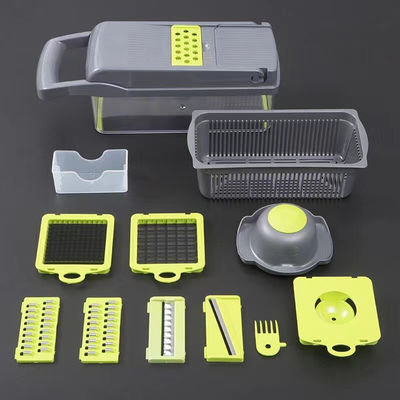 Özel Logo Çok fonksiyonel Mutfak Hazırlığı için El El Sebze Kırıcı Slicer Grater