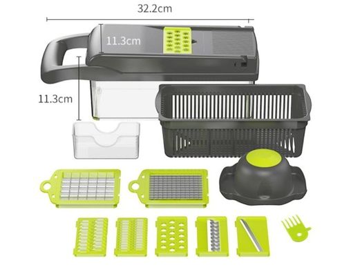 Özel Logo Çok fonksiyonel Mutfak Hazırlığı için El El Sebze Kırıcı Slicer Grater
