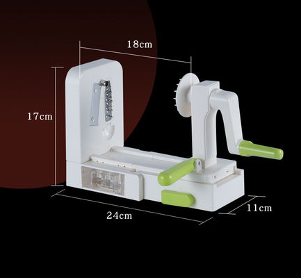 5 Blade Veggie Spiral Slicer ABS PS TPR 420 Paslanmaz Çelik