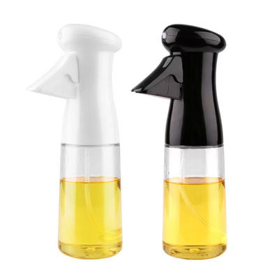 Özel Logo 230 ML Cam Sirke püskürtücüsü Zeytinyağı püskürtme şişesi ev aletleri için bayım