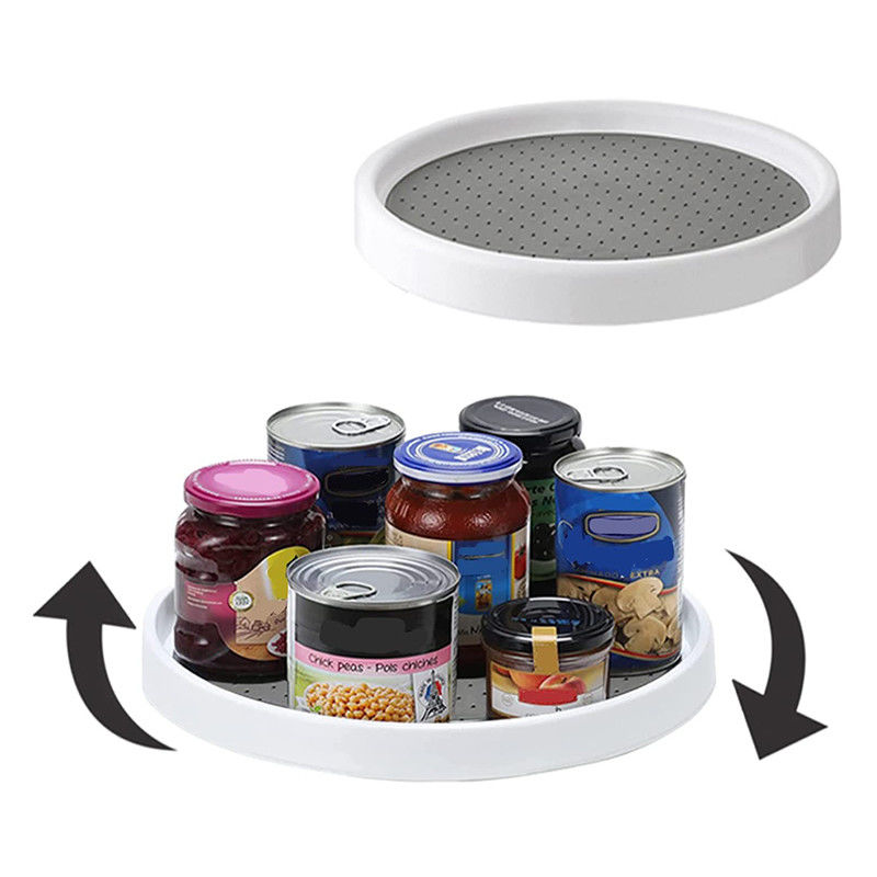 Mutfak baharat sosu sirke şişe depolama için küçük plastik kaymaz baharat rafı