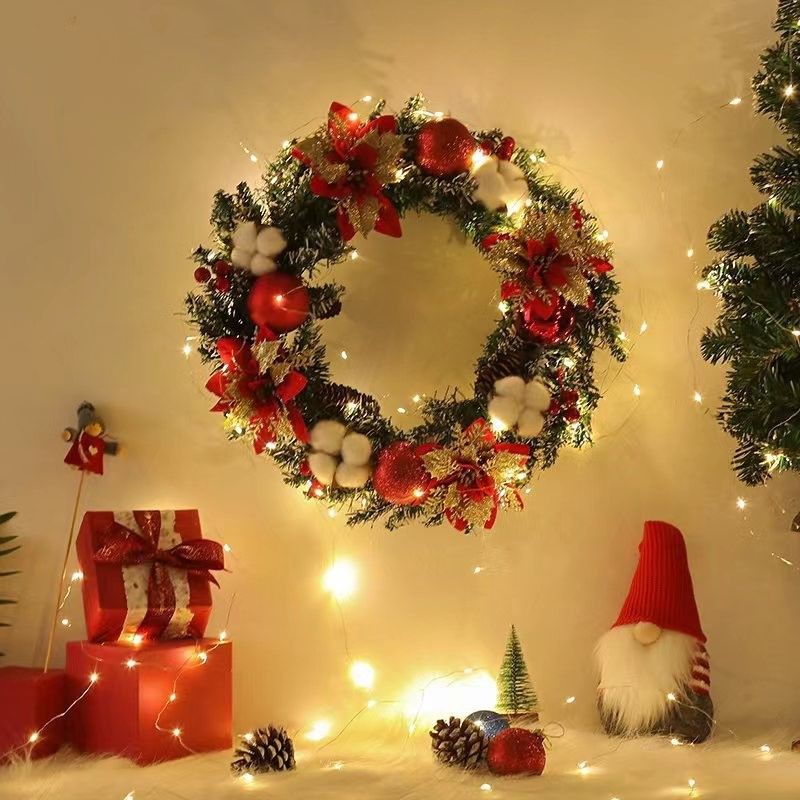 Dışarıdaki Noel süslemeleri için yumuşak kumaş ve plastik Noel Çam Çubukları