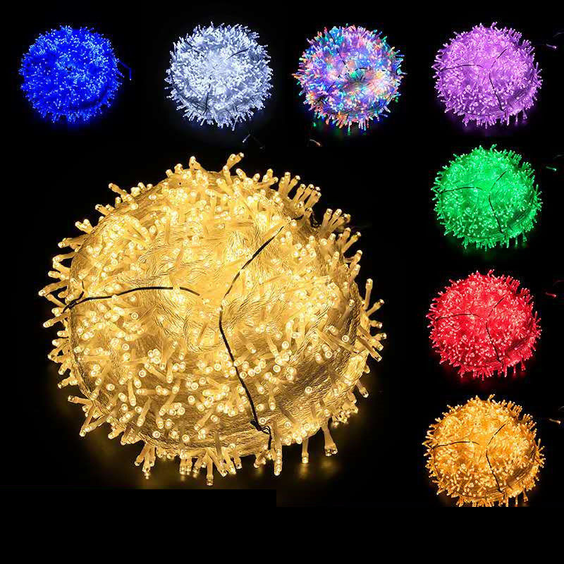 Renkli Noel Işıkları Tel 10 led / m 5m 10m PVC Su geçirmez Adreslenebilir Led